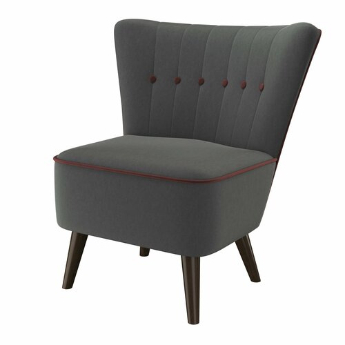 Кресло мягкое VIOLA для отдыха дома в гостиную на ножках мягкая мебель для интерьера дома комнаты для уюта велюр 24090₽