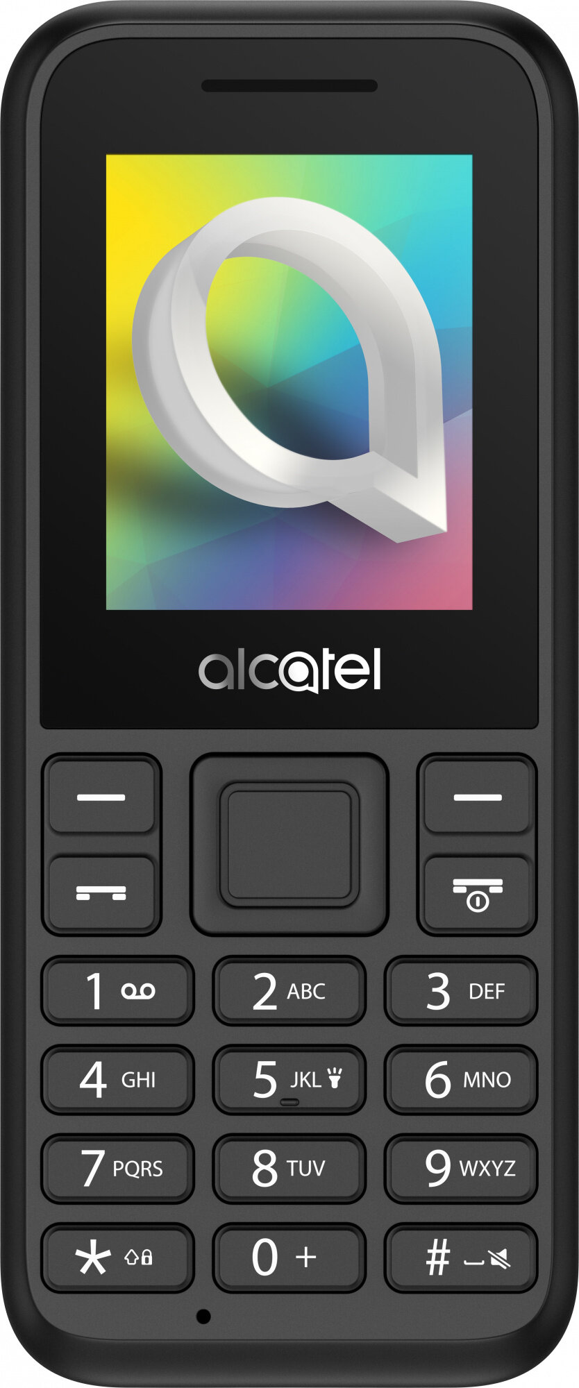 Сотовый телефон Alcatel 1068D Black (2sim/1.8"/160*128/32Mb/microSD/0.08Мп/Bt/400мАч/моноблок)