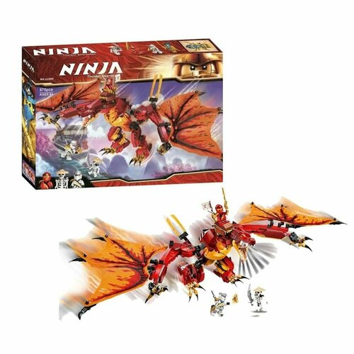 Конструктор Ниндзяго Атака огненного дракона в подарок для мальчика конструктор ниндзяго ниндзя атака огненного дракона 60080 575 деталей ребенку