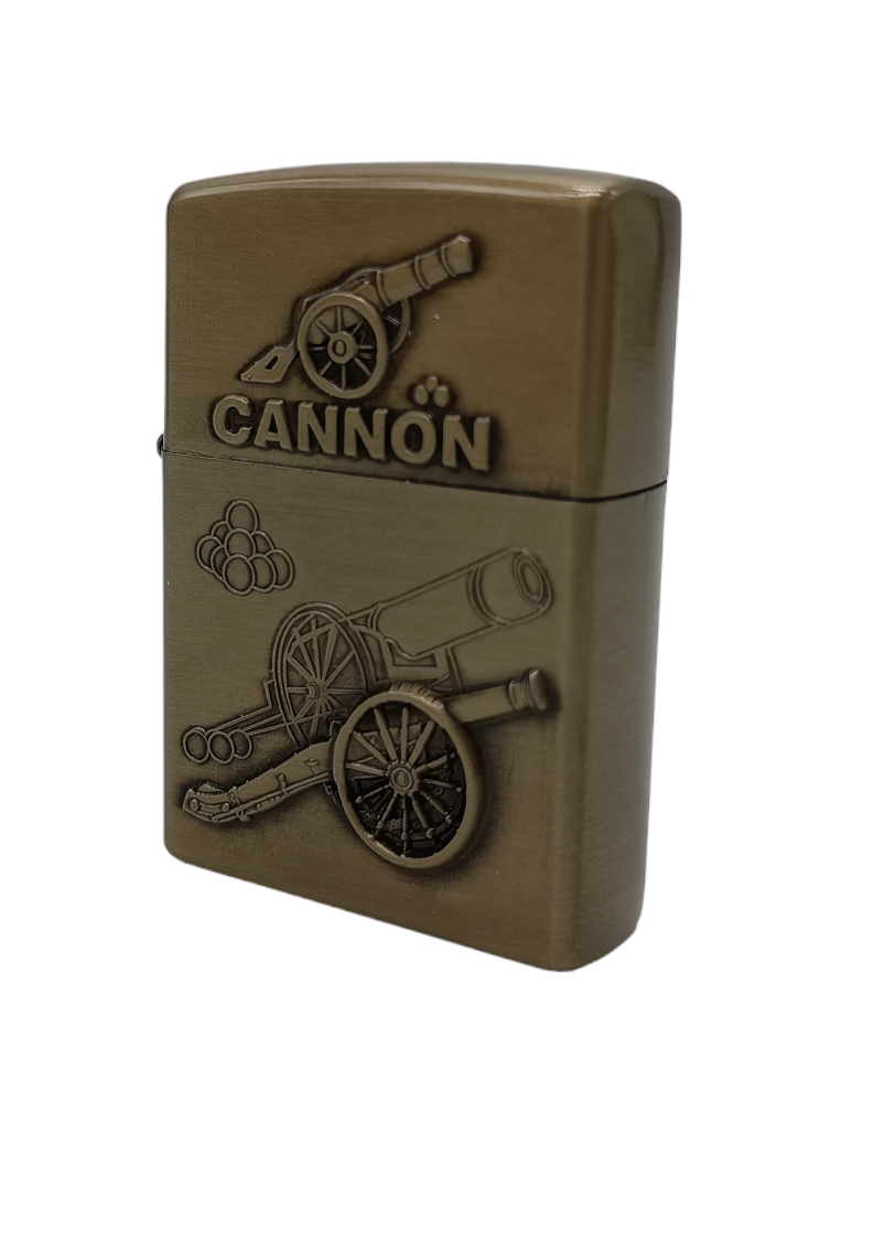 Зажигалка Cannon бензиновая Пушка и ядра - фотография № 4