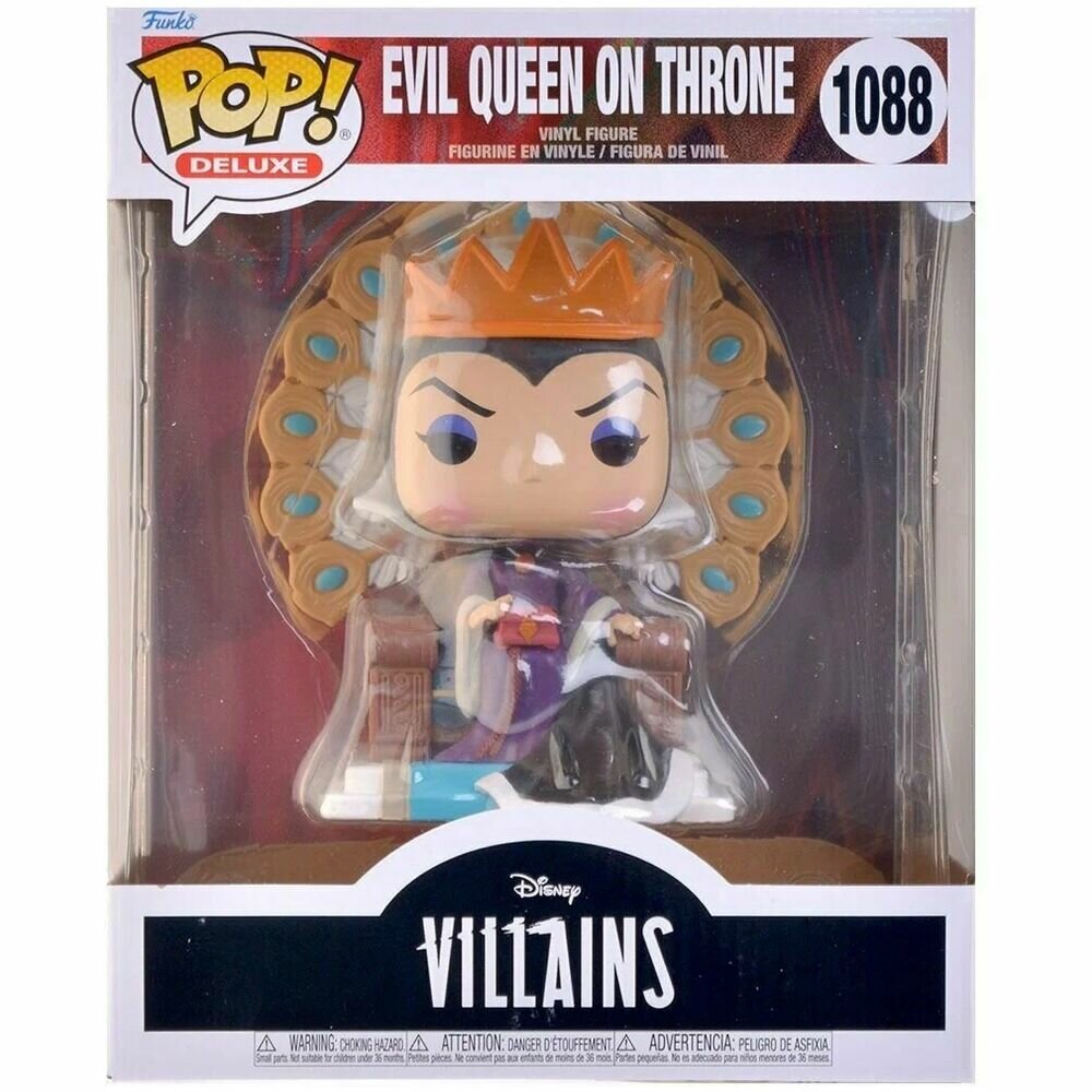 Фигурка Funko POP! Deluxe. Дисней: Злая королева на троне - фото №11