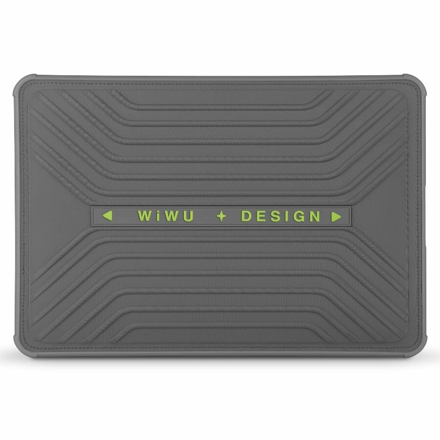 Чехол-папка для ноутбука MacBook Air/Pro 13.3 дюйма WiWU Defender Sleeve Pro, серый