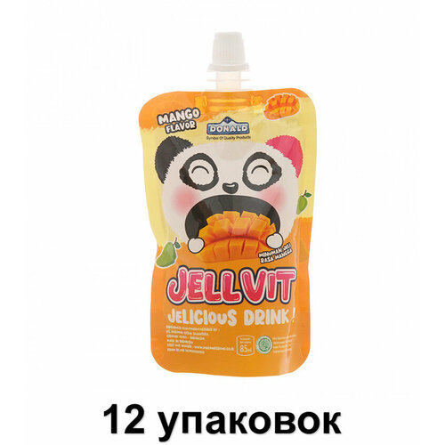 Желе питьевое Jellvit со вкусом манго, 70 мл, 12 уп