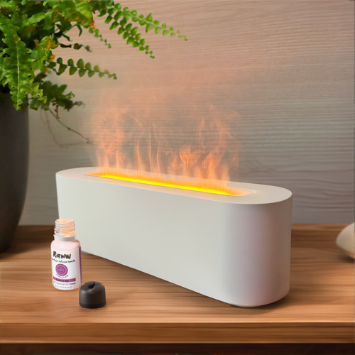 Увлажнитель воздуха ультразвуковой аромадиффузор ночник с эффектом пламени 2533₽
