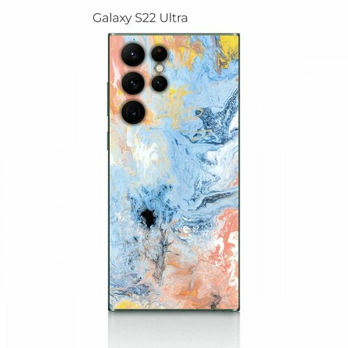 Гидрогелевая наклейка на телефон Samsung Galaxy S22 Ultra гидрогелевая пленка для samsung galaxy s22 ultra 5g на экран и заднюю панель защитная противоударная пленка