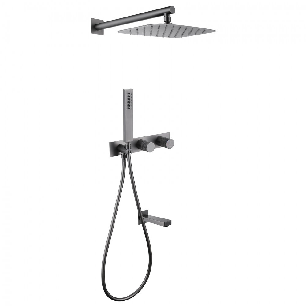 Душевой набор со встроенным смесителем Abber Rund AF8717NG