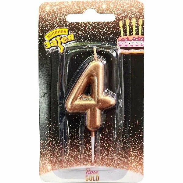 фото Свеча Веселая затея Свеча для торта