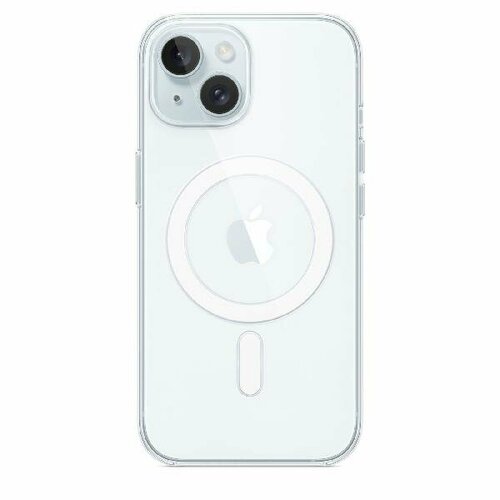 Чехол Apple iPhone 15 Clear Case MagSafe чехол apple iphone 15 pro clear case with magsafe прозрачный поликарбонат