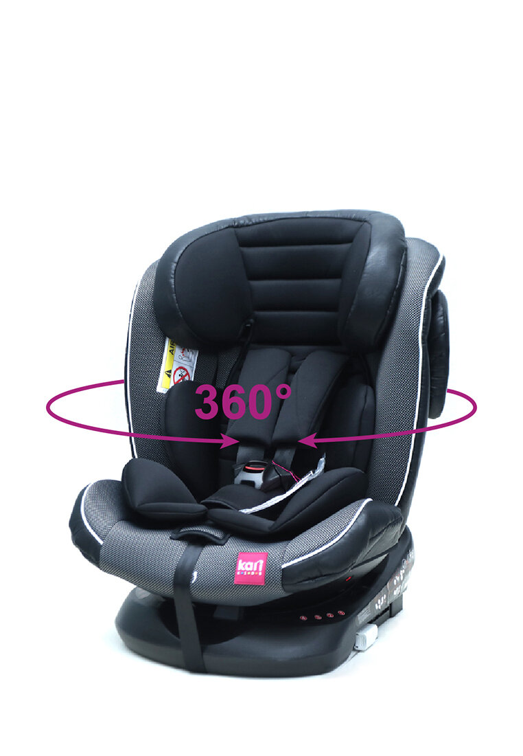 фото Автокресло группы 0+/1/2/3 (0-36 кг) HB636-BL KariKids, черный