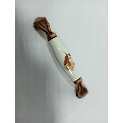 Ручка мебельная Медь+керамика