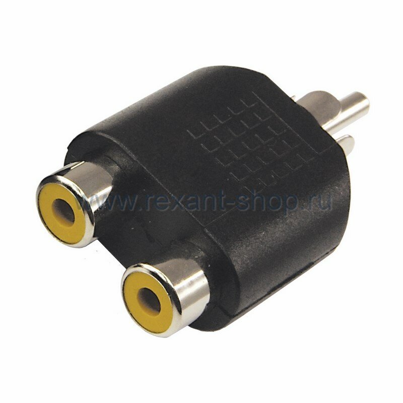 Переходник RCA-2RCA(G) — фото 1