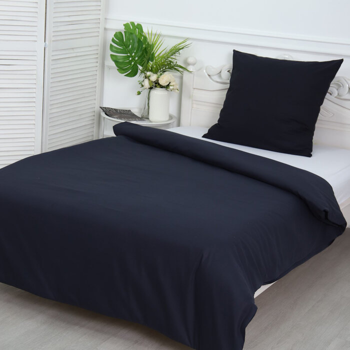 фото Комплект 1.5сп Черный 8-3 (пододеяльник 145х215см, наволочка 70х70см) бязь, 120г/м, хл100%