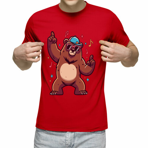 фото Футболка us basic, размер l, красный