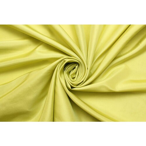 Ткань Шёлк-туаль цвета лайм, ш146см, 0,5 м