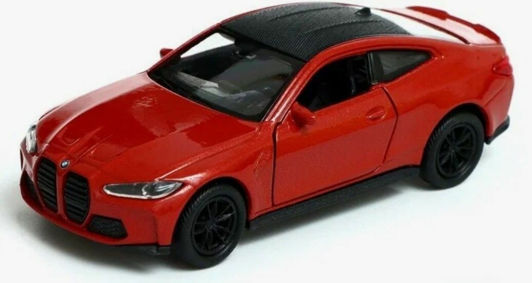 Модель машины 1:38 BMW M4 43811W Welly красн