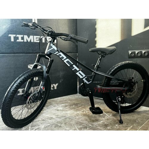 Велосипед Time Try ТT226/7s 20 Рама магниевый сплав 10, Подростковый Детский Унисекс, черный