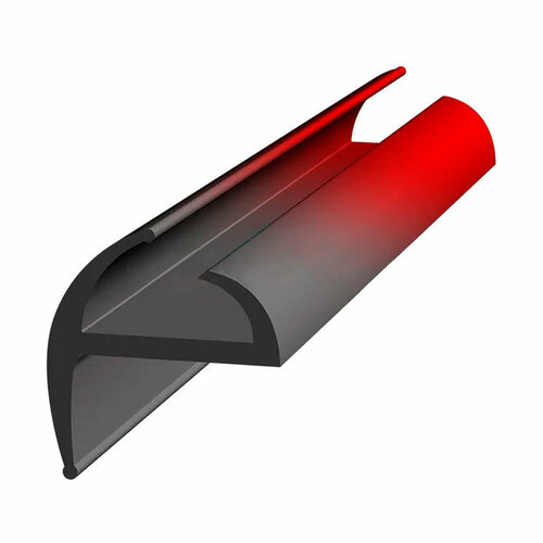 Профиль уплотнительный на дверь фургона 5027Т ТЭП бухта 3м 1379₽