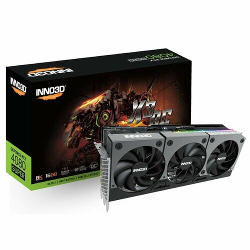 Видеокарта INNO3D RTX 4080 SUPER X3 OC видеокарта inno3d geforce rtx 2060 super