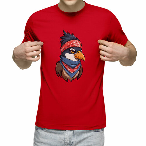 Футболка Us Basic, размер M, красный футболка ieisure мужская с простым принтом модная рубашка в корейском стиле топ в стиле хип хоп лето 100% хлопок