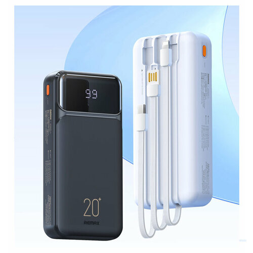 Внешний аккумулятор Power Bank Remax RPP-686 20000mAh Черный 2700₽