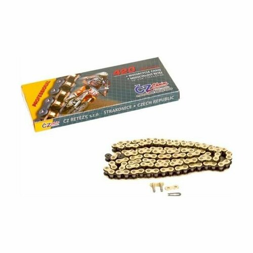 Цепь привода CZ Chains 420 MX Gold - 116