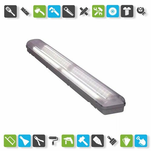 Светильник цсвт Айсберг ДСП 1270х152х100мм LED 1200 38Вт, 5000К, 230В