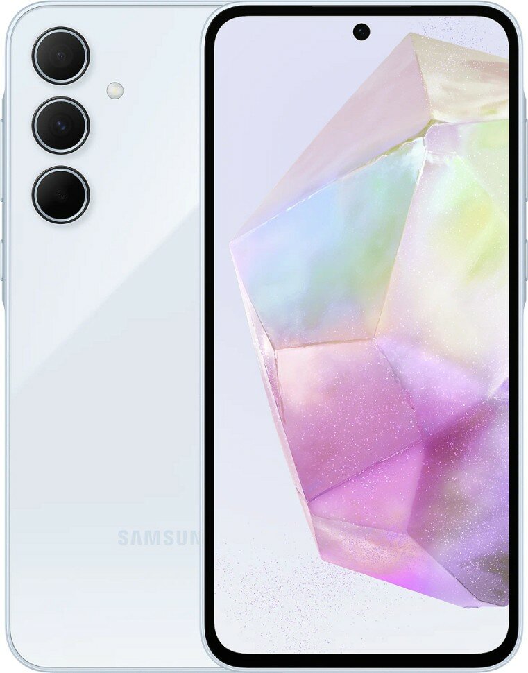 Смартфон Samsung A356E/DSN Galaxy A35 5G 8/128 ГБ 5G Slim box, Dual nano SIM, не РСТ (Ice Blue)