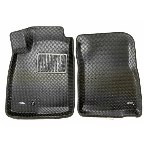 Коврики в машину для Toyota Тойота Prado 2003- SuperKagu Черный 2 передних ковра 906₽