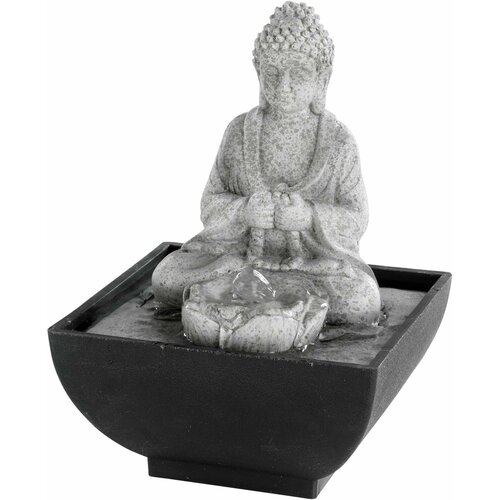 Фонтан садовый Buddha 13x13x18 см