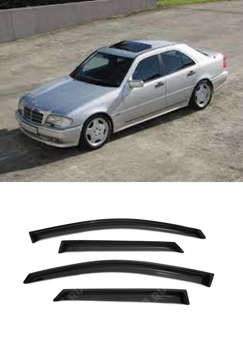 Дефлекторы боковых окон MERCEDES-BENZ C- klasse седан (W202) 1993-2000