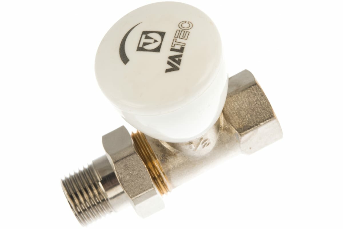 фото Клапан ручной для радиатора прямой регулирующий Valtec VT.008. N.04, 1/2"