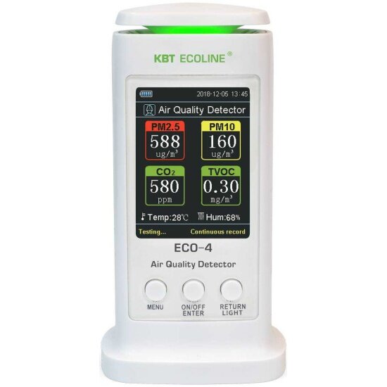 Эко-тестеры цифровые Квт Анализатор воздуха ECO-4 "ECOLINE"