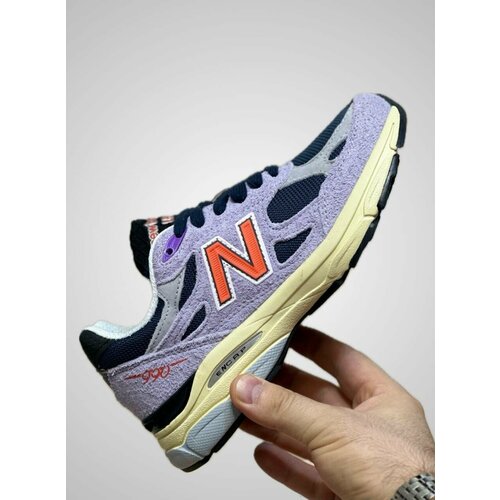 фото Кроссовки new balance, размер 37, фиолетовый, черный