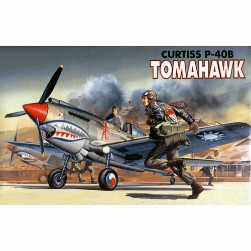 Academy сборная модель 12456 P-40B Tomahawk 1:72 tomahawk