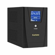 ИБП ExeGate SpecialPro Smart LLB-1500. LCD. AVR.2SH.3C13. USB <1500VA/950W, LCD, AVR, 2*Schuko+3*C13, USB, металлический корпус, Black>