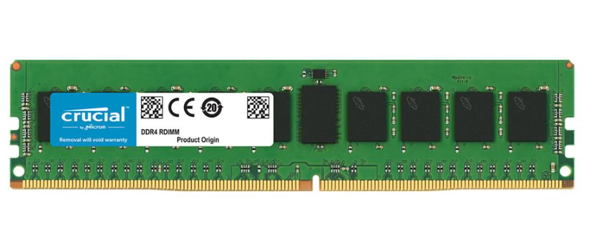 Серверная оперативная память CT16G4RFS424A.18FB1 Crucial 16GB PC4-19200 DDR4-2400MHz Registered ECC