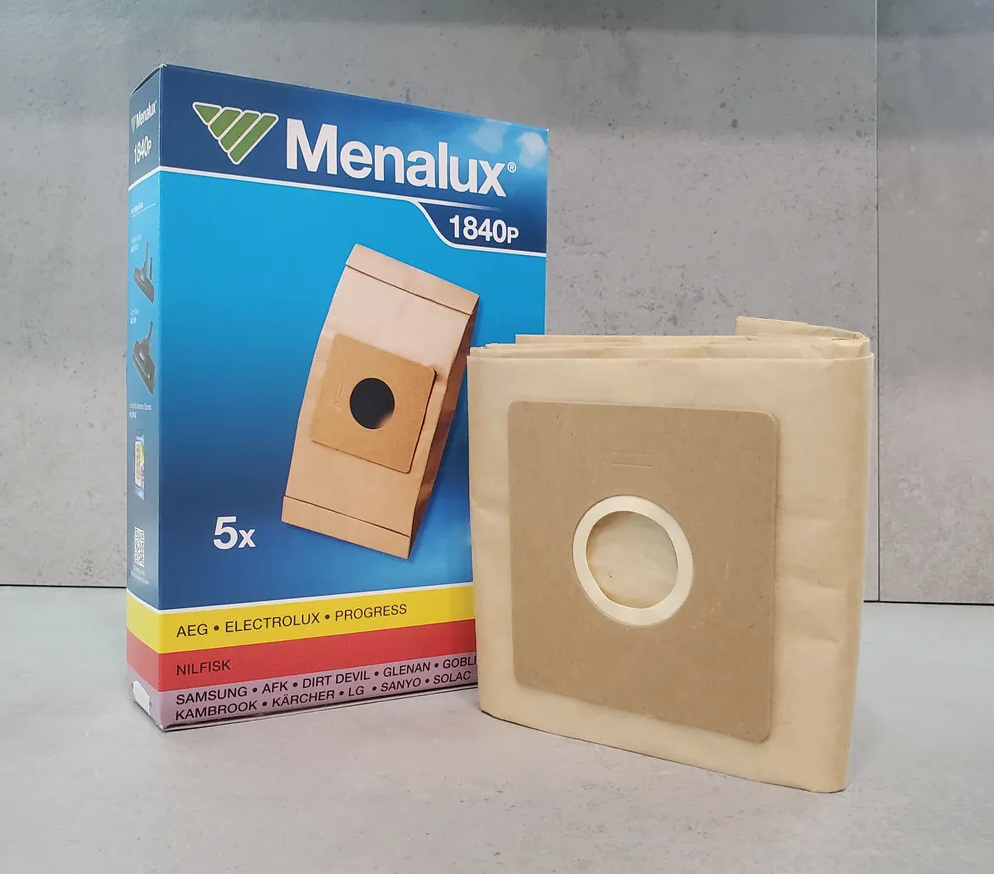 фото Бумажные мешки Menalux 1840 P для пылесоса AMSUNG / DAEWOO / BISSEL (тип VP-50, VP-95B) , 5 шт