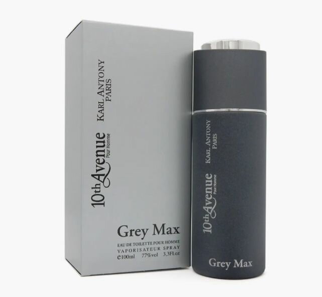 Парфюмерная вода 10th Avenue GREY MAX edt 100ml (версия EgoistPlatinum)