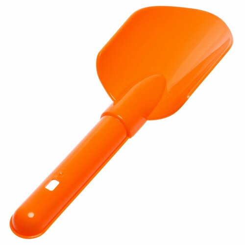 Лопатка совок детская для снега и песка, 19 см, цвет оранжевый