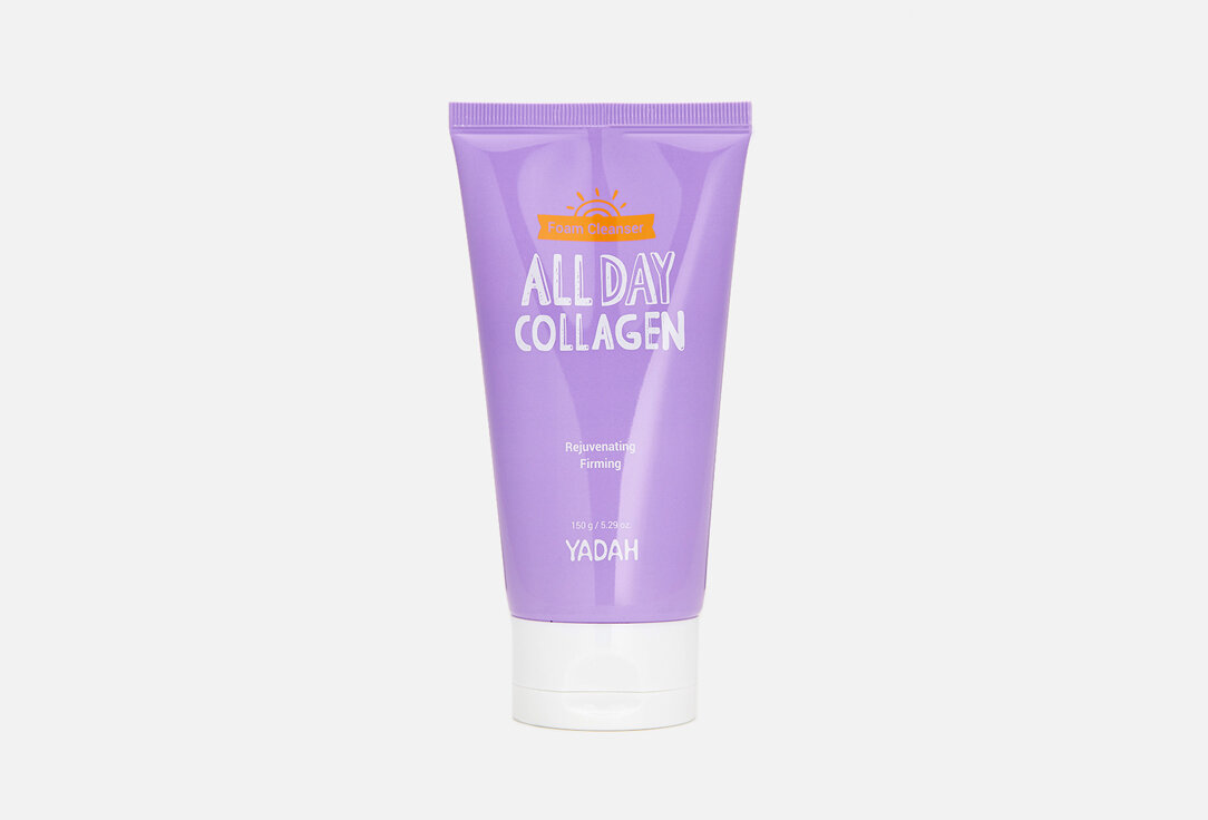Коллагеновая очищающая пенка для умывания Yadah, ALL DAY COLLAGEN FOAM CLEANSER 150мл
