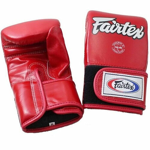 Перчатки снарядные Fairtex Bag gloves TGT7 Red tgt7 перчатки снарядные белые fairtex белый xl