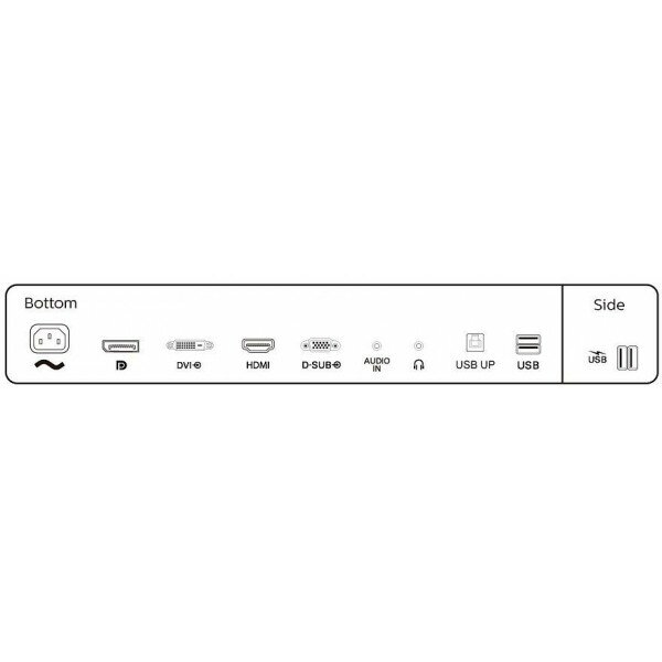 Монитор 23,6" Philips 242B1, FHD IPS, DVI, VGA, HDMI, DP, 4xUSB 3.2 Черный 242B1/00 - фото №17