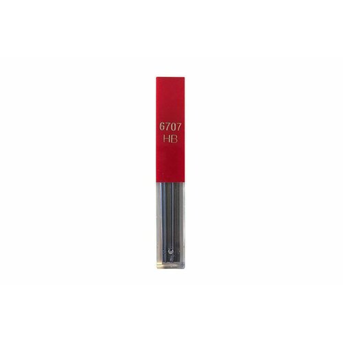 Грифели Caran d’Ache для механического карандаша, 0.7 мм, HB, 12 шт в упаковке 6707.350 грифели 0 7мм hb 12 шт пл пенал centrum