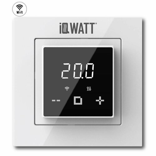 Электронный программируемый термостат IQ THERMOSTAT D black/white WI-FI
