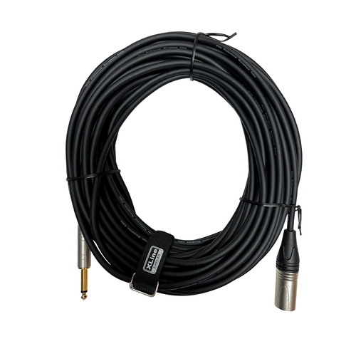 Xline Cables RMIC XLRM-JACK 20 Кабель микрофонный XLR 3 pin male JACK 6.3 mono длина 20м