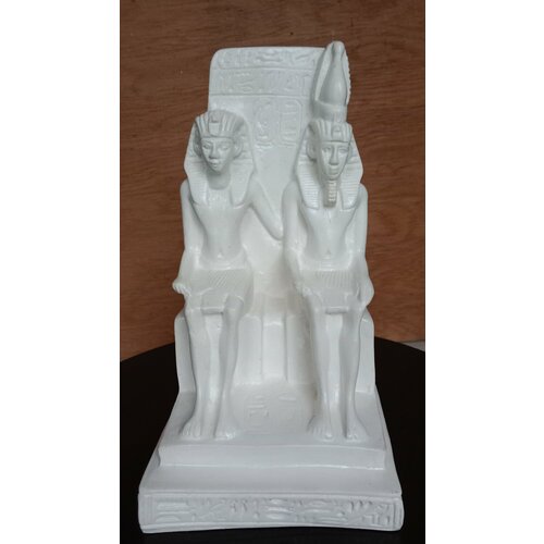 Статуэтка Хатшепсут и Тутмоса - символ Египта светлый