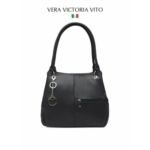 фото Сумка шоппер vera victoria vito, коричневый, синий