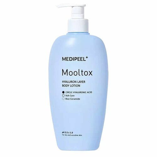 Интенсивно увлажняющий лосьон для тела Medi Peel Mooltox Hyaluron Layer Body Lotion 400мл 2250₽
