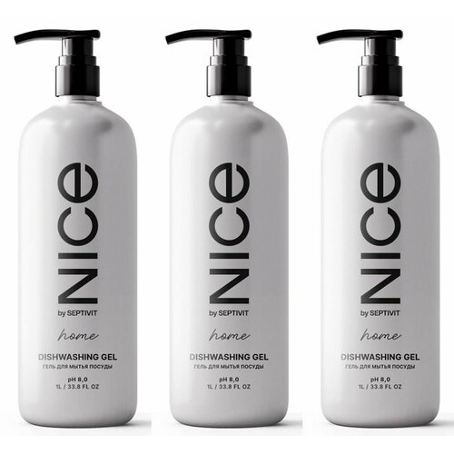 NICE by Septivit Гель для посуды Green Tea 1 л 3 шт 1337₽