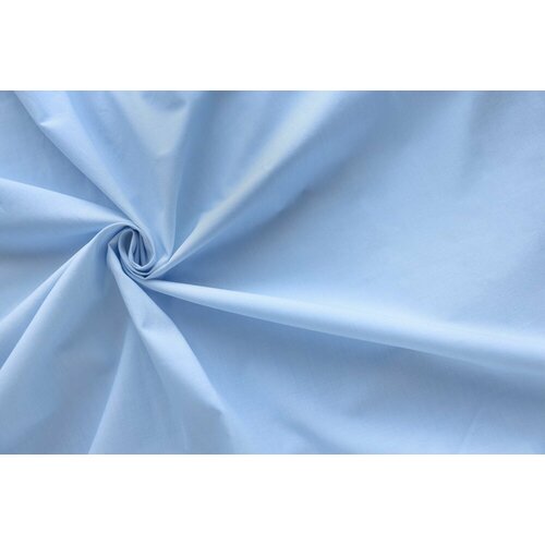 Ткань рубашечный хлопок голубой меланж